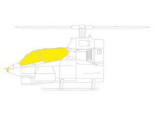 Eduard Express Mask JX279 AH-1G Icm 1/32