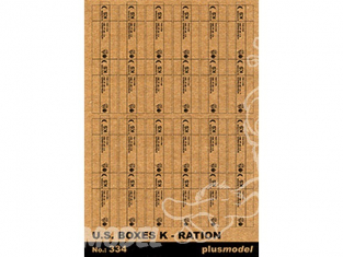 Plus Model 334 BOITES DE RATIONS K US 1/35