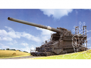 Fujimi maquette militaire MT-9511 Dora 80 cm Kanone (E) Schwerer Gustav 1/144