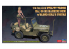 Hasegawa maquette voiture 52283 Jeep 1/4 tonne (équipé d'une mitrailleuse M2 de calibre 50) avec figurine Blonde Girls 1/24