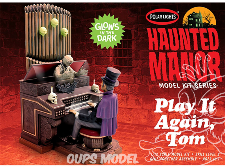 Polar Lights maquette fiction 984 Haunted Manor: JOUEZ-LE ENCORE, TOM ! 1/12