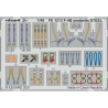 EDUARD photodecoupe avion FE1213 Harnais m&eacute;tal F-4B Phantom Tamiya 1/48