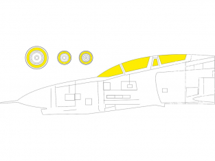 Eduard Express Mask EX802 F-4B Phantom Tamiya 1/48