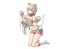 Hasegawa maquette figurine 52285 12 Egg Girls Collection No.16 "Lucy McDonnell" (oreilles de chat) 1/12