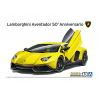 Aoshima maquette voiture 59821 Lamborghini Aventador 50&deg; Anniversario 2013 1/24
