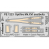 EDUARD photodecoupe avion FE1223 Harnais m&eacute;tal Spitfire Mk.XVI Eduard 1/48