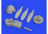 Eduard kit d'amelioration avion brassin 648672 Hélice Messerschmitt Bf 109G-10 Eduard 1/48