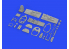 Eduard kit d'amelioration avion brassin 648663 Cockpit Spitfire Mk.V Eduard 1/48