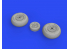 Eduard kit d'amelioration avion brassin 648679 Roues Z-126/226 Trener Eduard 1/48
