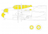 Eduard kit d'amelioration avion Löök+ 644123 Lancaster B Mk.I Hk Models 1/48