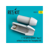 ResKit kit d'amelioration avion RSU32-0009 Tuy&egrave;re pour F-18 (E/G) SUPER HORNET Type2 Kit Trumpeter 1/32