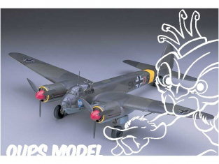 Hasegawa maquette avion 00555 E25 Junkers Ju88A-4 1/72