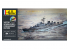Heller maquette bateau 57015 STARTER KIT avisos-escorteur VICTOR SCHOELCHER COMMANDANT RIVIERE 1/400