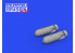 Eduard kit d'amelioration avion brassin Print armement 648691 US Mk.17 Grenades sous-marines 1/48