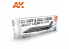 Ak interactive peinture acrylique 3G Set AK11744 Couleurs d'avions et d'hélicoptères modernes de l'US Navy et de l'USMC