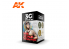 Ak interactive peinture acrylique 3G Set AK11691 COULEURS DE L'UNIFORME DE PILOTE AMÉRICAIN WWII