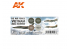 Ak interactive peinture acrylique 3G Set AK11748 Programme de l'US Air Force pour l'Asie du Sud-Est (SEA)