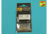 Aber 200L03 Set de 20 Futs de canon 20 mm L/70 Oerlikon Mk.10 pour navires de l'US Navy 1/200