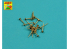Aber 200L03 Set de 20 Futs de canon 20 mm L/70 Oerlikon Mk.10 pour navires de l'US Navy 1/200