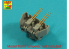 Aber 200L03 Set de 20 Futs de canon 20 mm L/70 Oerlikon Mk.10 pour navires de l'US Navy 1/200