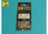 Aber 200L02 Set de 20 Futs de canon 40 mm Bofors Mk.1 pour navires de l'US Navy 1/200