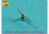 Aber 200L02 Set de 20 Futs de canon 40 mm Bofors Mk.1 pour navires de l'US Navy 1/200