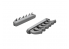 Cmk kit d'amelioration Q72396 Échappements en queue de poisson de type tardif Warhawk P-40K/M/N Kit Special hobby 1/72