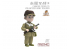 Meng maquette moe-005 Caricature Troisième élément de la série soldat de l'armée volontaire du peuple chinois sans collage