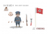 Meng maquette moe-006 Caricature soldat de l'armée rouge sans collage