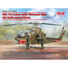 Icm maquette helicopt&eacute;re 32062 AH-1G Cobra avec les pilotes d'h&eacute;licopt&egrave;res am&eacute;ricains de la guerre du Vietnam 1/32