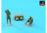 Armory Models figurine F1401C "Waiting ..." WWII RAF Equipage en tenue haute altitude (2 figurines) 1/144