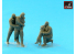 Armory Models figurine F7224B "Friends" WWII RAF Equipage en tenue haute altitude (3 figurines et 1 chien) 1/72