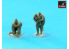 Armory Models figurine F1401B "Friends" WWII RAF Equipage avec chien 1/144