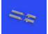 Eduard kit d'amelioration avion brassin 648661 Sopwith Camel US Colt Vickers gun Eduard 1/48