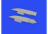 Eduard kit d'amelioration avion brassin Print 648704 Fin caps F-4B Phantom Tamiya 1/48