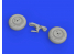 Eduard kit d'amelioration avion brassin 648693 Roues A6M2 Eduard 1/48