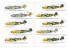 Armory Models maquette avion AR14307 Messerschmitt Bf 109E en service extérieur Partie 2 Europe Est 1/144