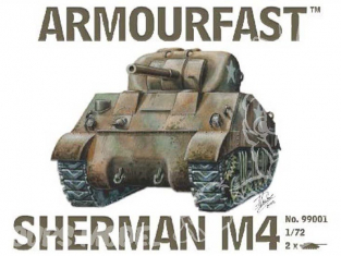 Armourfast maquette militaire 99001 Sherman M4 1/72
