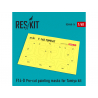 ResKit kit d'amelioration H&eacute;licopt&eacute;re RSM48-0014 Masques de peinture F-14D pour kit Tamiya 1/48