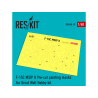 ResKit kit d'amelioration Avion RSM48-0012 Masques de peinture Su-35 pour kit Great Wall Hobby 1/48