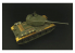 Hauler accessoires kit d'amelioration HLX48402 Photodecoupe T-34-85 pour kit Tamiya kit 1/48