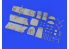 Eduard kit d'amelioration avion brassin 648705 Cockpit Z-226 Trener Eduard 1/48