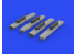 Eduard kit d'amelioration avion brassin Print 648714 Panzerschreck 1 pour Focke Wulf Fw 190F Eduard 1/48