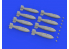 Eduard kit d'amelioration brassin 672277 Bombes freinées Britanniques 1000lb 1/72