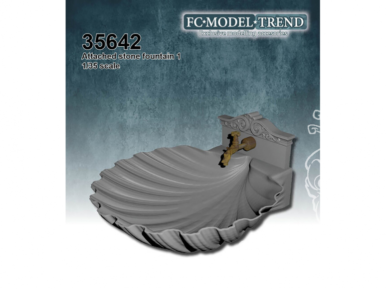 FC MODEL TREND accessoire résine 35642 Fontaine mur 1 1/35
