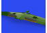 Eduard kit d'amelioration avion brassin Print 648724 Volets d'atterrissage A6M2 Eduard 1/48