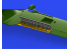 Eduard kit d'amelioration avion brassin Print 648724 Volets d'atterrissage A6M2 Eduard 1/48
