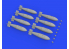 Eduard kit d'amelioration brassin 672276 Bombes chute libre 1000lb Britannique 1/72