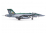 Academy maquette avion 12565 USN F/A-18E VFA-195 "Chippy Ho" 1/72