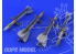 Eduard kit d&amp;39amelioration avion brassin 648094 Missiles R-27ER / AA-10 Alamo-C 1/48